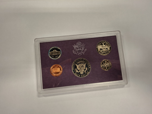 1986 Set mincí USA PROOF UNC 2