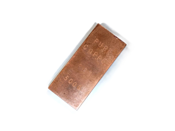 Investičná medeňá pol kilová tehlička 999 copper