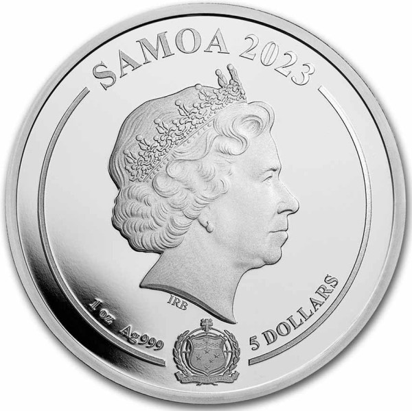 2023 5 Dollars Samoa BU 1 Oz Ag DC Comics Batman 1