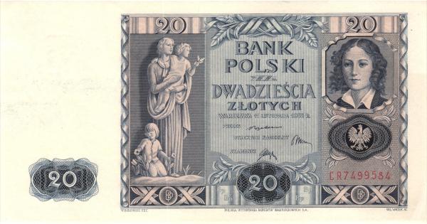 1936 20 Zlotych