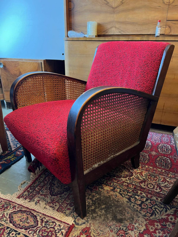 Art deco kreslá s výpletom