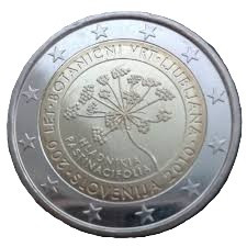 2010 2 EURO Slovinsko - 200 rokov botanickej záhrady v Ljubljane