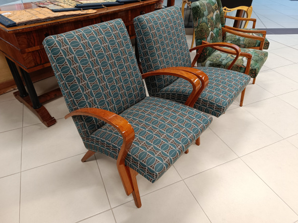 Dizajnové kreslá F. Jirák TOP STAV