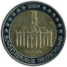 2009 2 EURO Nemecko - SAARLAND G