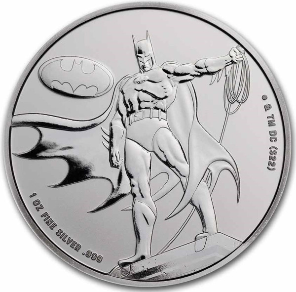 2023 5 Dollars Samoa BU 1 Oz Ag DC Comics Batman