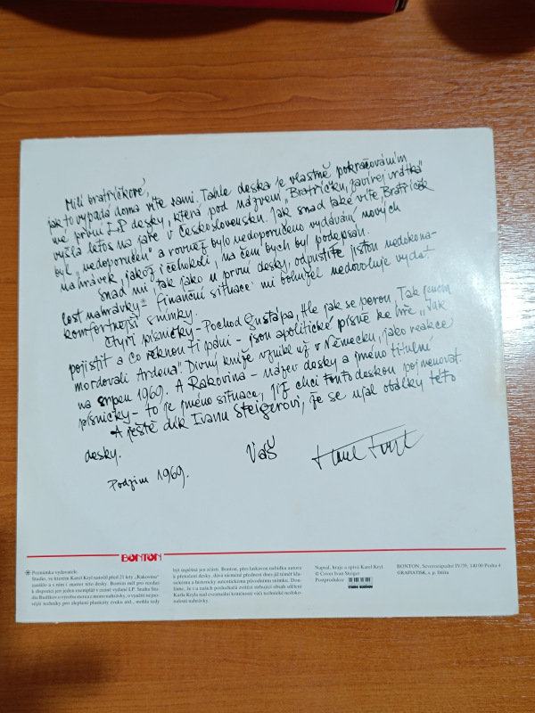Lp Karel Kryl Rakovina 1