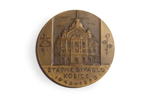 Štátne divadlo Košice 1970 Medaila
