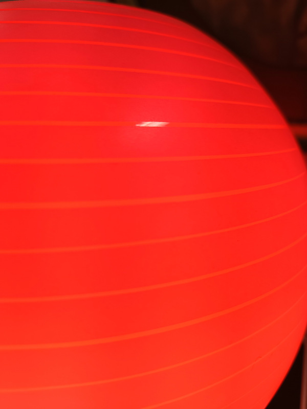 Červená pásikavá lampa Tabéry OPP Jihlava 4