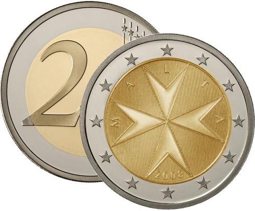 2008 Malta 2 eurá