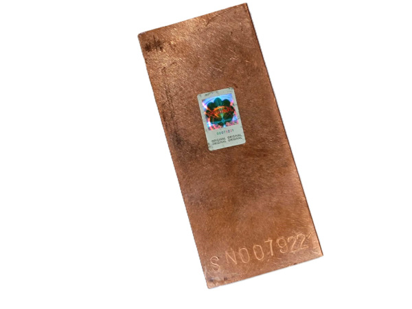 Investičná medeňá pol kilová tehlička 999 copper 1
