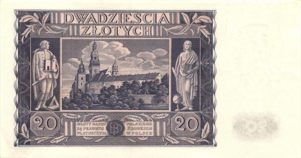 1936 20 Zlotych