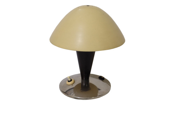 Starožitná lampička HŘÍBEK typ 11129 FUNKČNÍ Bakelit