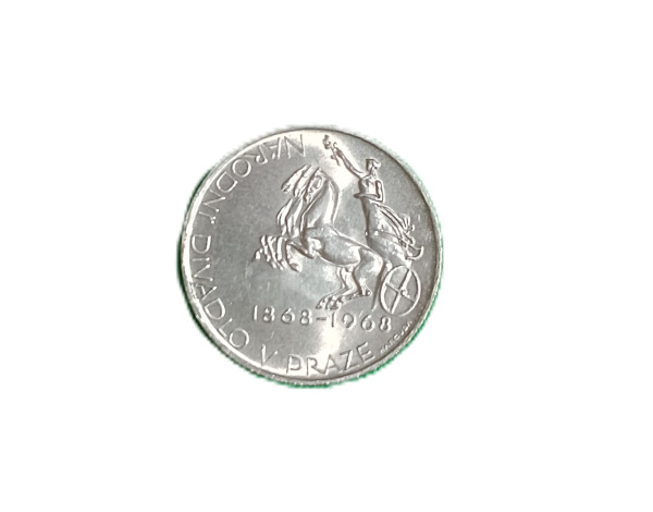 1968 10 Kčs - Národné divadlo v Prahe - 100. výročie položenia základného kameňa