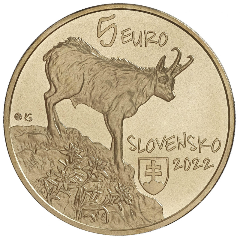 2022 Minca 5€ - Kamzík vrchovský tatranský 1