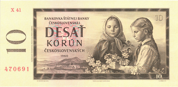 1960 10 Kčš séria X XF