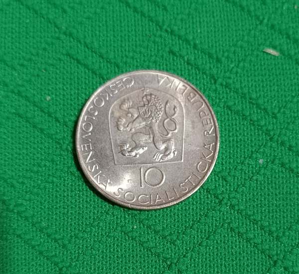 1968 10 Kčs - Národné divadlo v Prahe - 100. výročie položenia základného kameňa 1