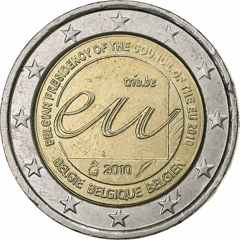 2010 2 EURO Belgicko - Belgické predsedníctvo Rady EU