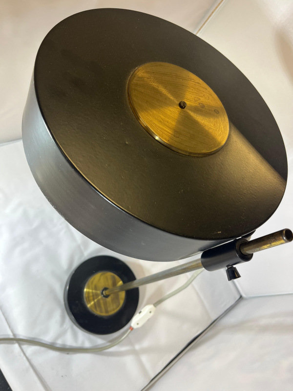 Retro kruhová stolová lampa ludip Bratislava