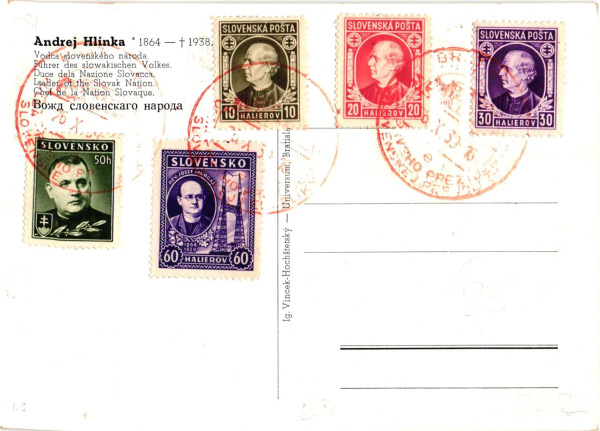 Pohľadnica Na stráž 1939 1