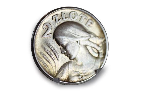 2 zlote 1925 vzácna minca pekný stav!
