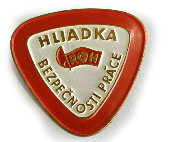 ROH - Hliadka bezpečnosti práce, odznak, Československo