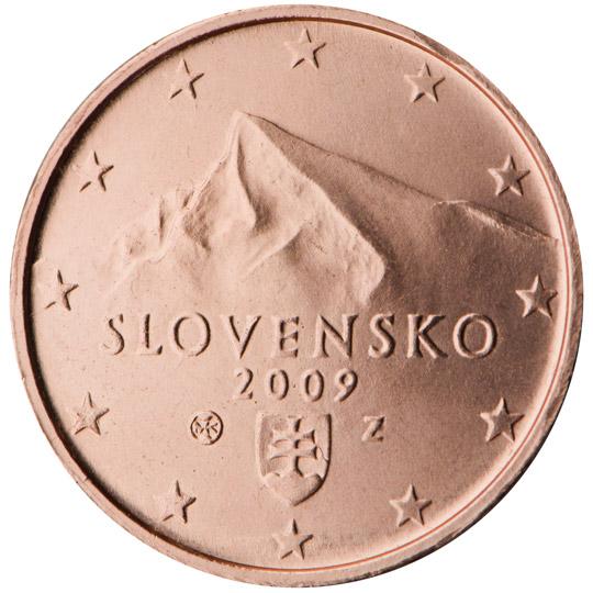 2009 2 cent Slovensko UNC