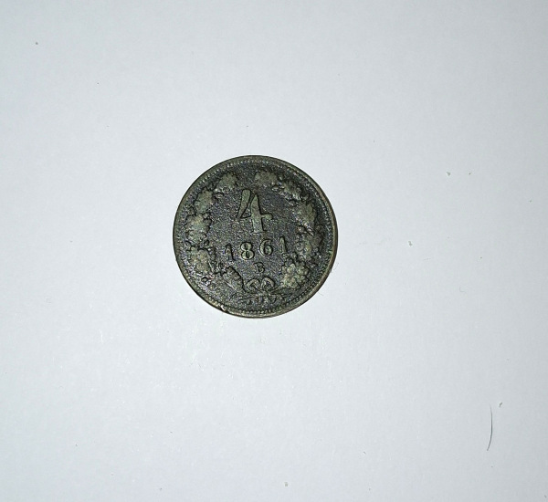 František Jozef I. 4 grajciar 1861 B TOP STAV