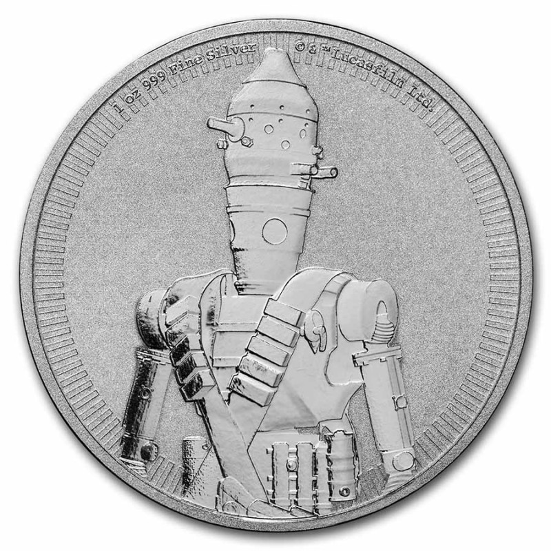 2022 2 Dollars Niue BU 1 Oz Ag The MANDALORIAN