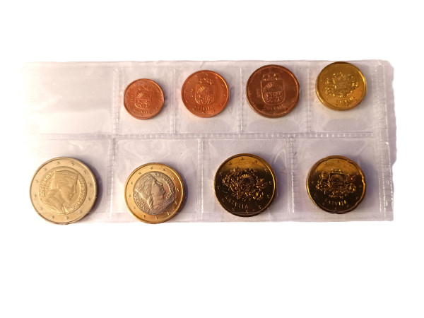 2014 Lotyšsko set euromincí komplet unc