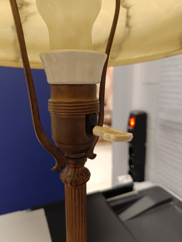 Jugendstil secesná nočná lampa 4