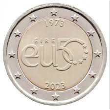 2023 írsko 2 eurá UNC vstup Írska do Európskej únie