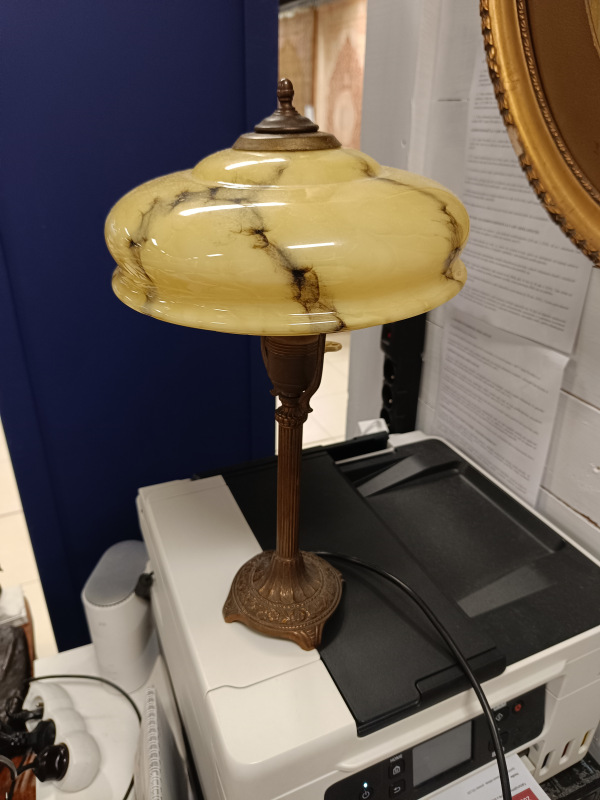 Jugendstil secesná nočná lampa