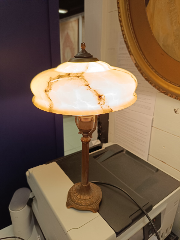 Jugendstil secesná nočná lampa 1