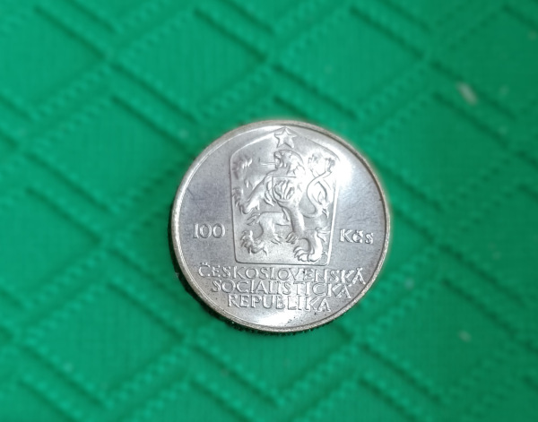 1985 100 Kčs- Konferencia v Helsinkách - 10. výročie 1