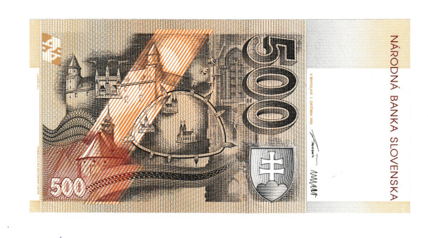 1993 500 korún slovenských séria F 1