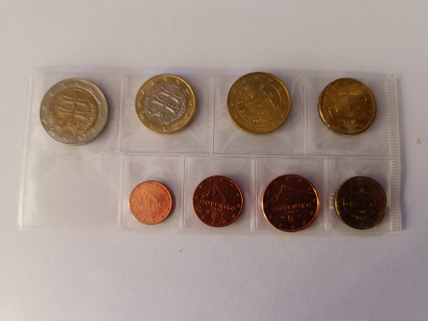 2009 Slovensko set euromincí komplet unc 1