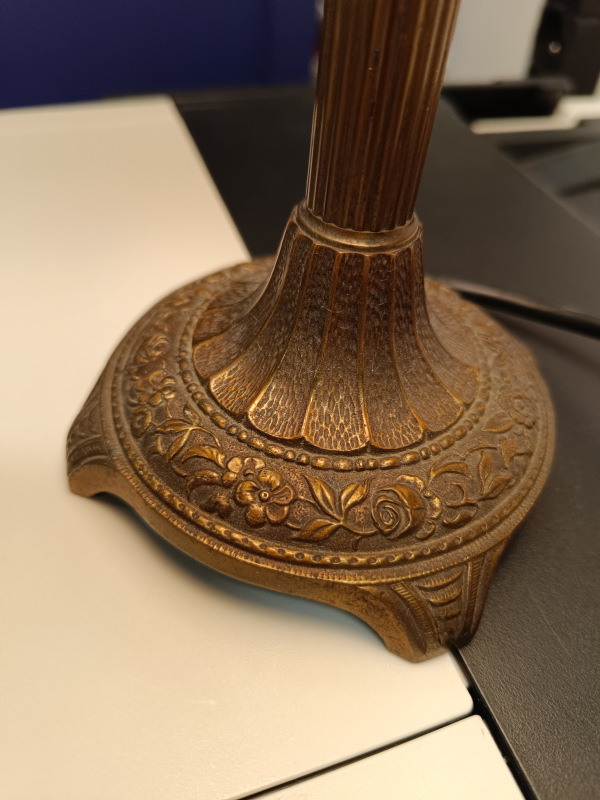 Jugendstil secesná nočná lampa 3