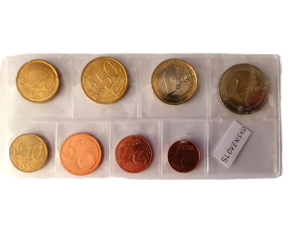 2009 Slovensko set euromincí komplet unc
