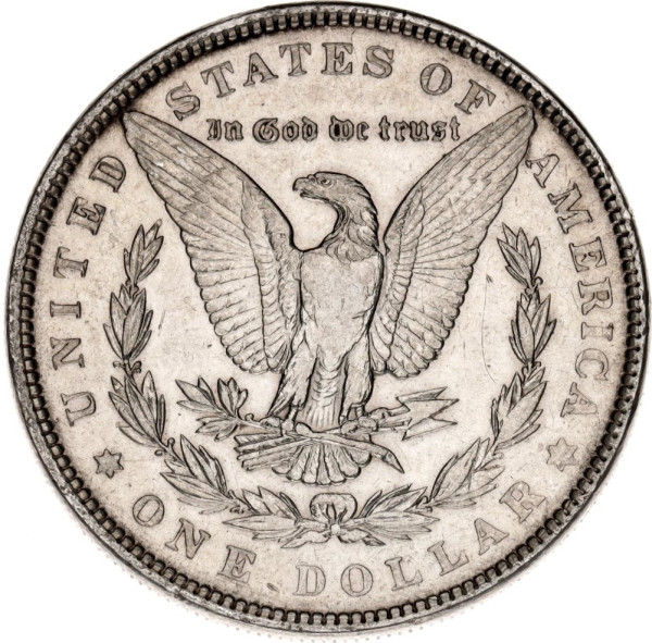 1898 Strieborná veľká minca Morgen dollar 1