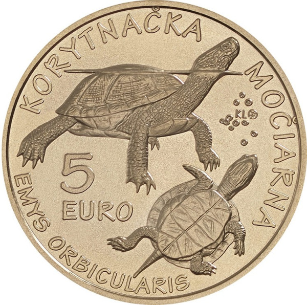 2026 Minca 5€ - korytnačka močiarna