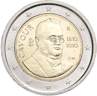 2010 2 EURO Taliansko  - Camillo Benso di Cavour