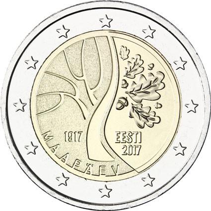2017 2 EURO Estónsko - Nezávislosť