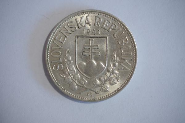 1941 /20 koruna Cyril a Metod varianta dvojkríž