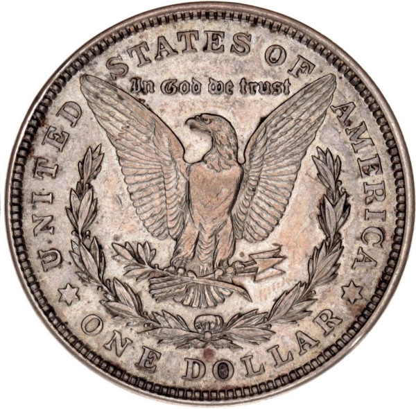1921 Strieborná veľká minca Morgen dollar 1