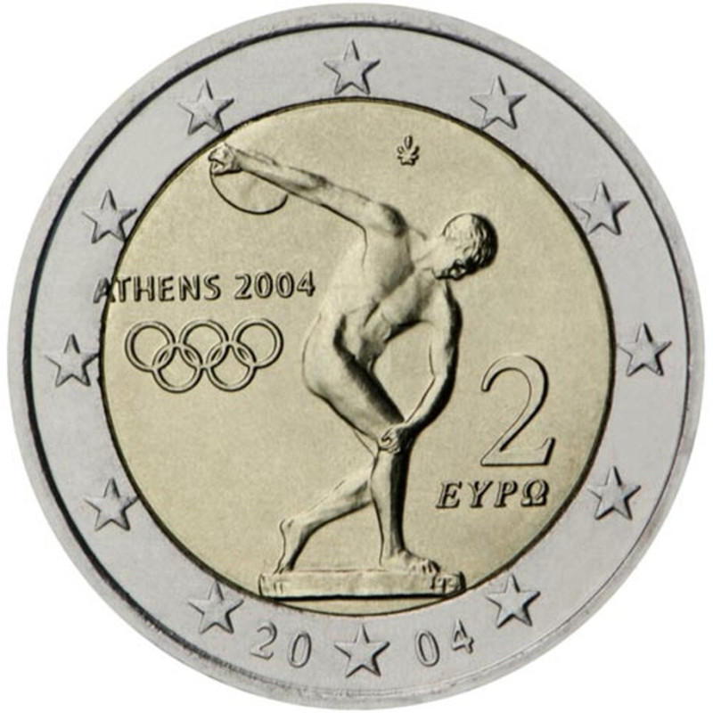 2004 2 EURO Grécko - Olympiáda