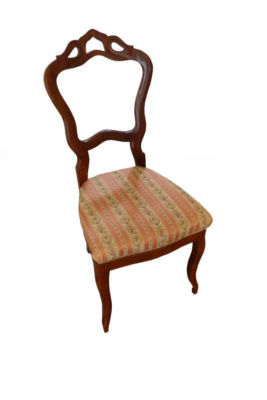 1820-1845 Biedermeier stoličky A B prečalúnené