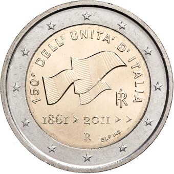 2011 2 EURO Taliansko  - 150. výročie zjednotenia