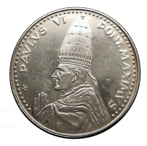 Postriebrená medaila Pápež Pavol VI. 1975