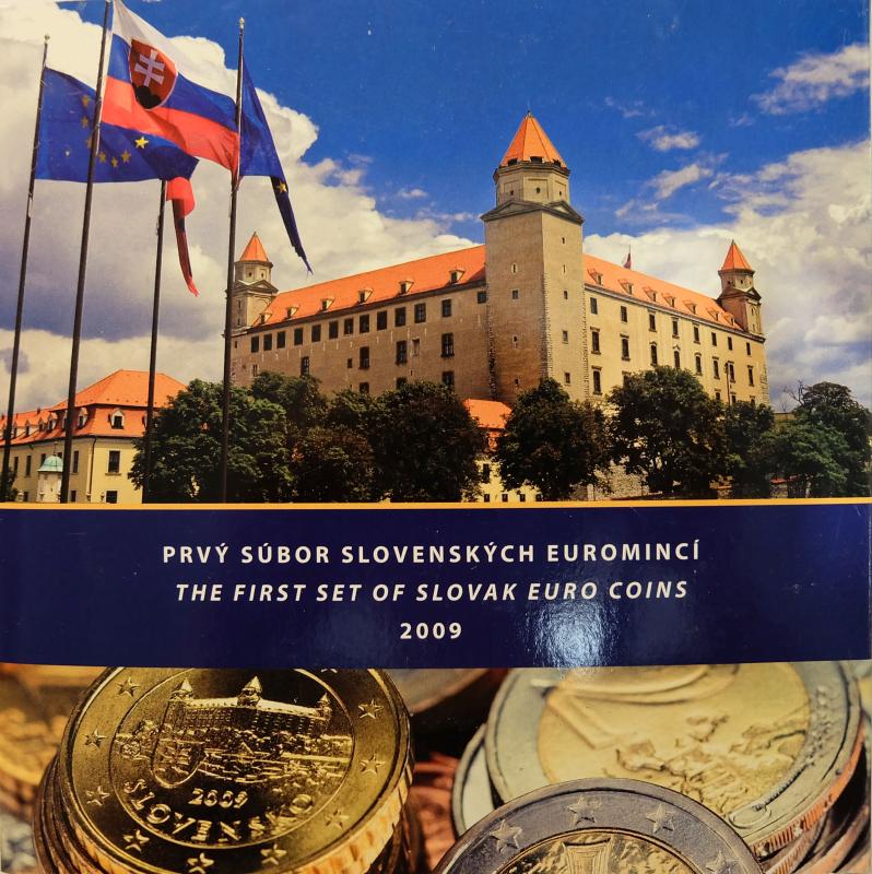 Prvý súbor slovenských euromincí 2009