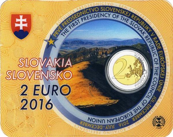 Slovensko 2 euro 2016  Prvé predsedníctvo Slovenskej republiky v Rade Európskej únie Karta